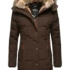 Marikoo Lieblings - Abrigo De Invierno - Dark Brown