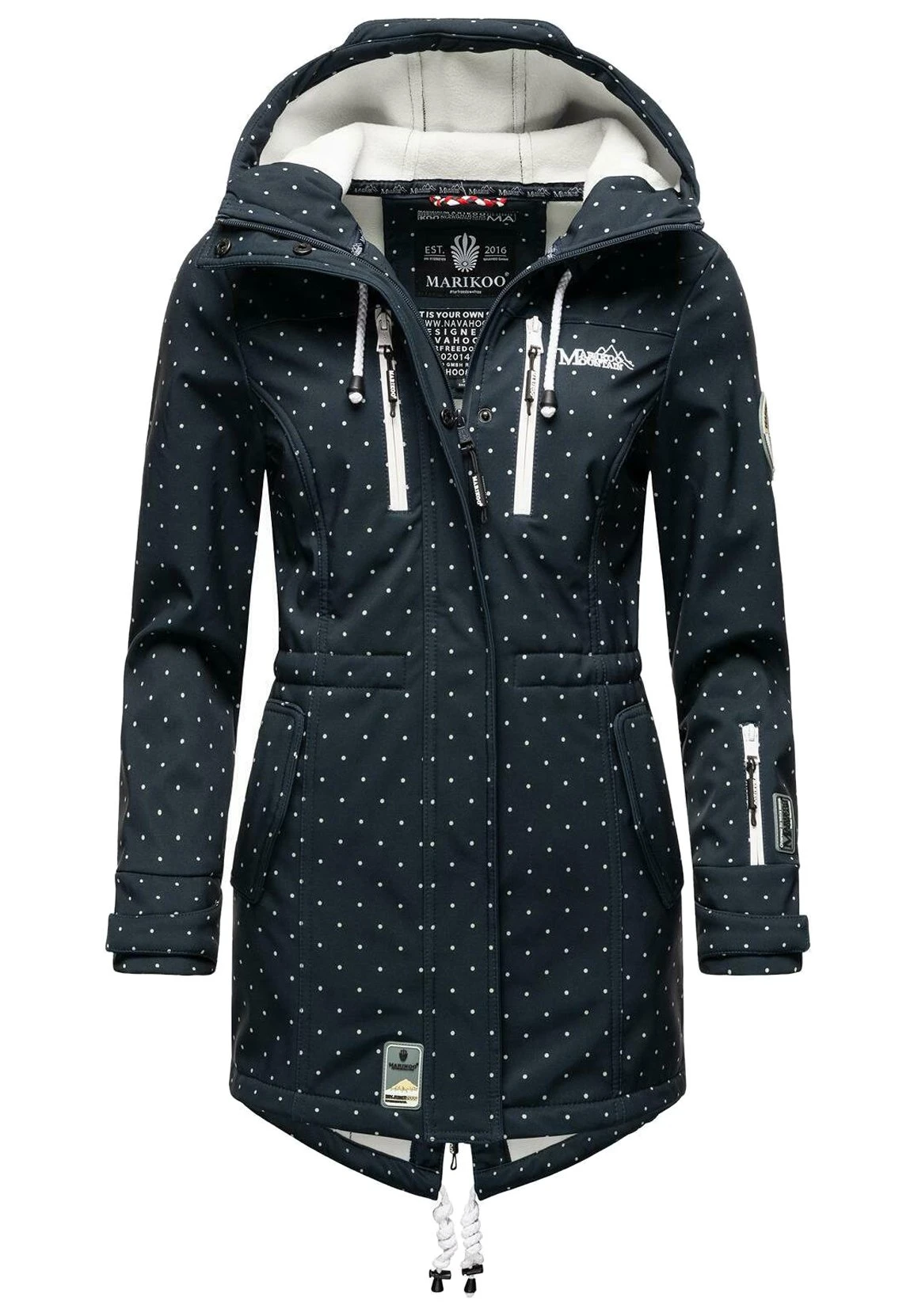 Zimtzicke - Parka - Navy Dots