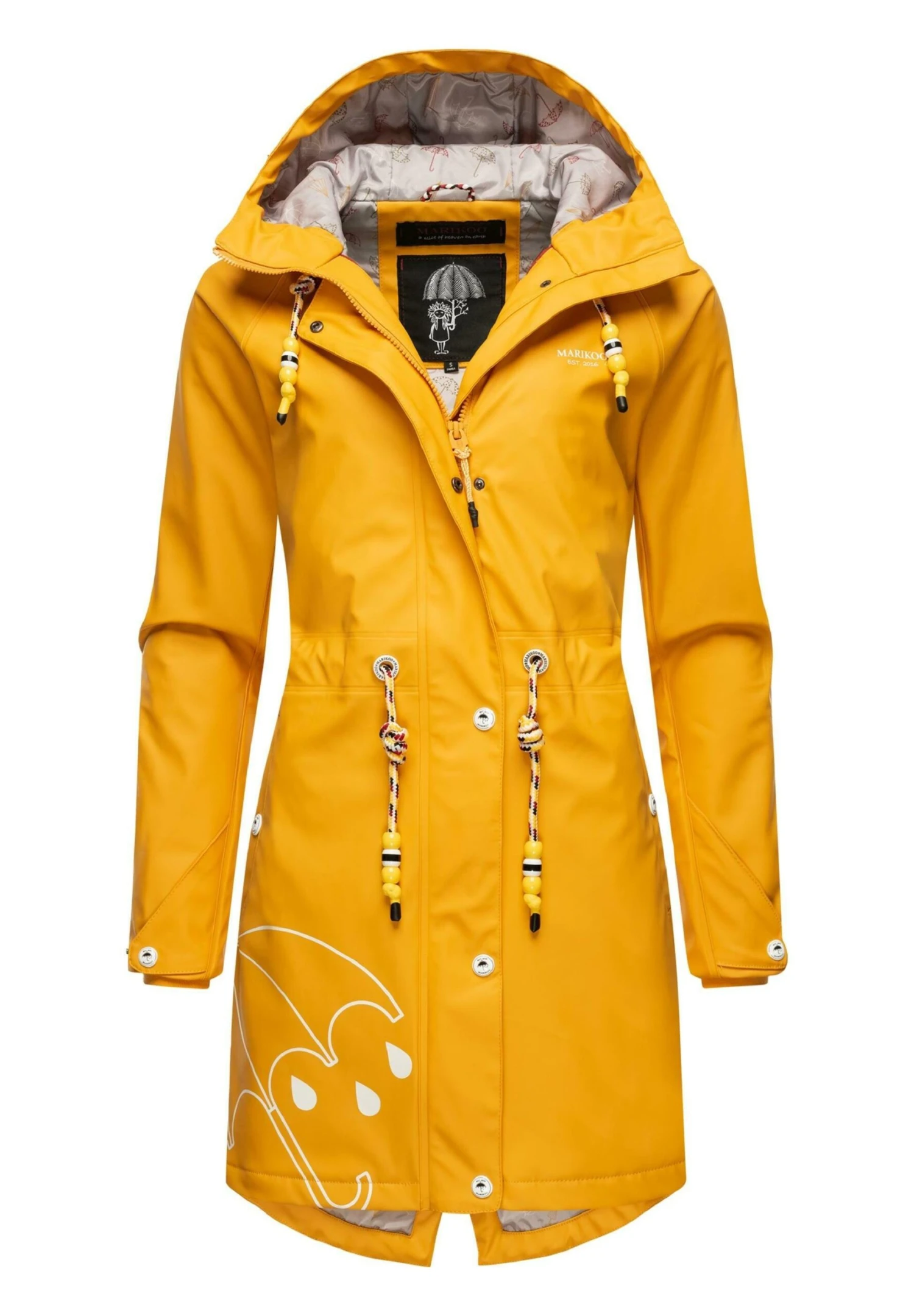 Dancing Umbrella - Impermeable - Amber Yellow