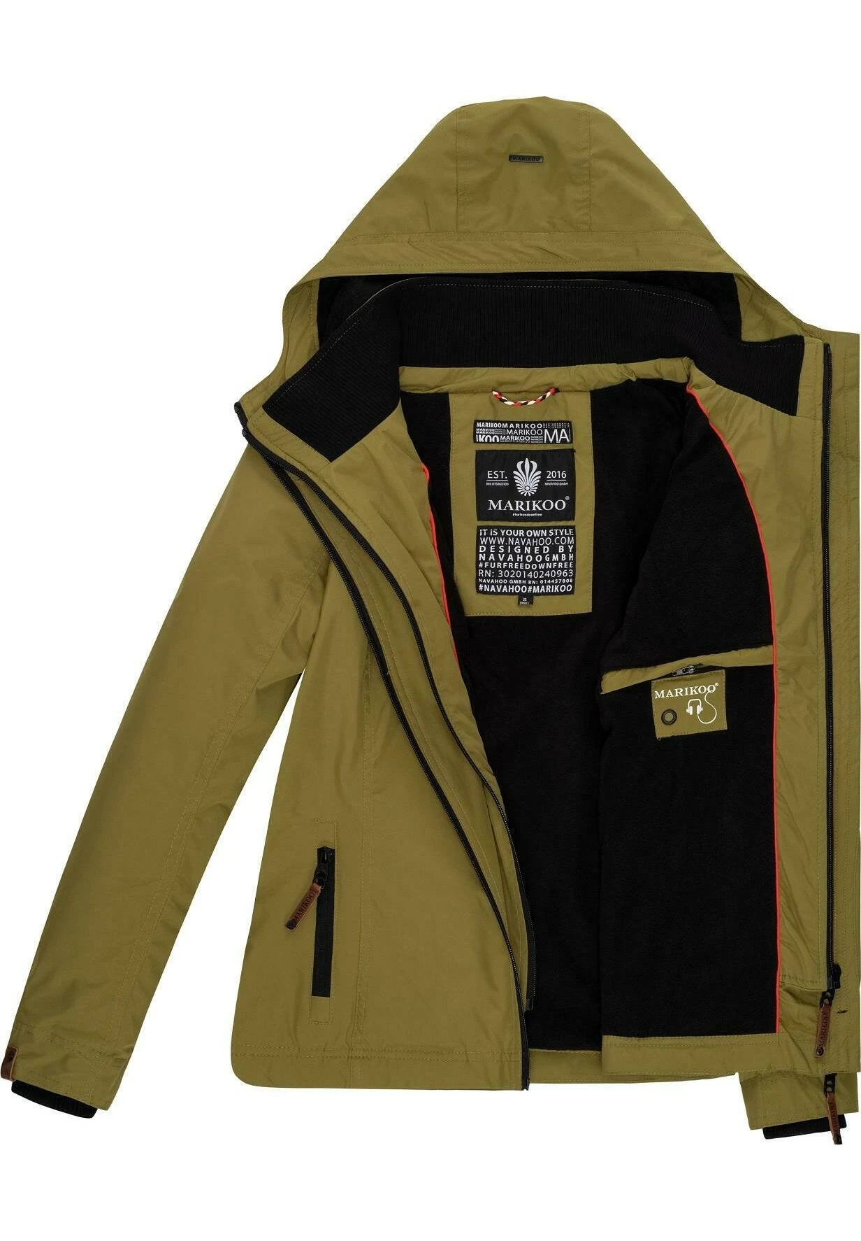 Erdbeere - Chaqueta Outdoor - Moss Green