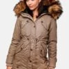 Marikoo Viva- Abrigo De Invierno - Taupe Grey
