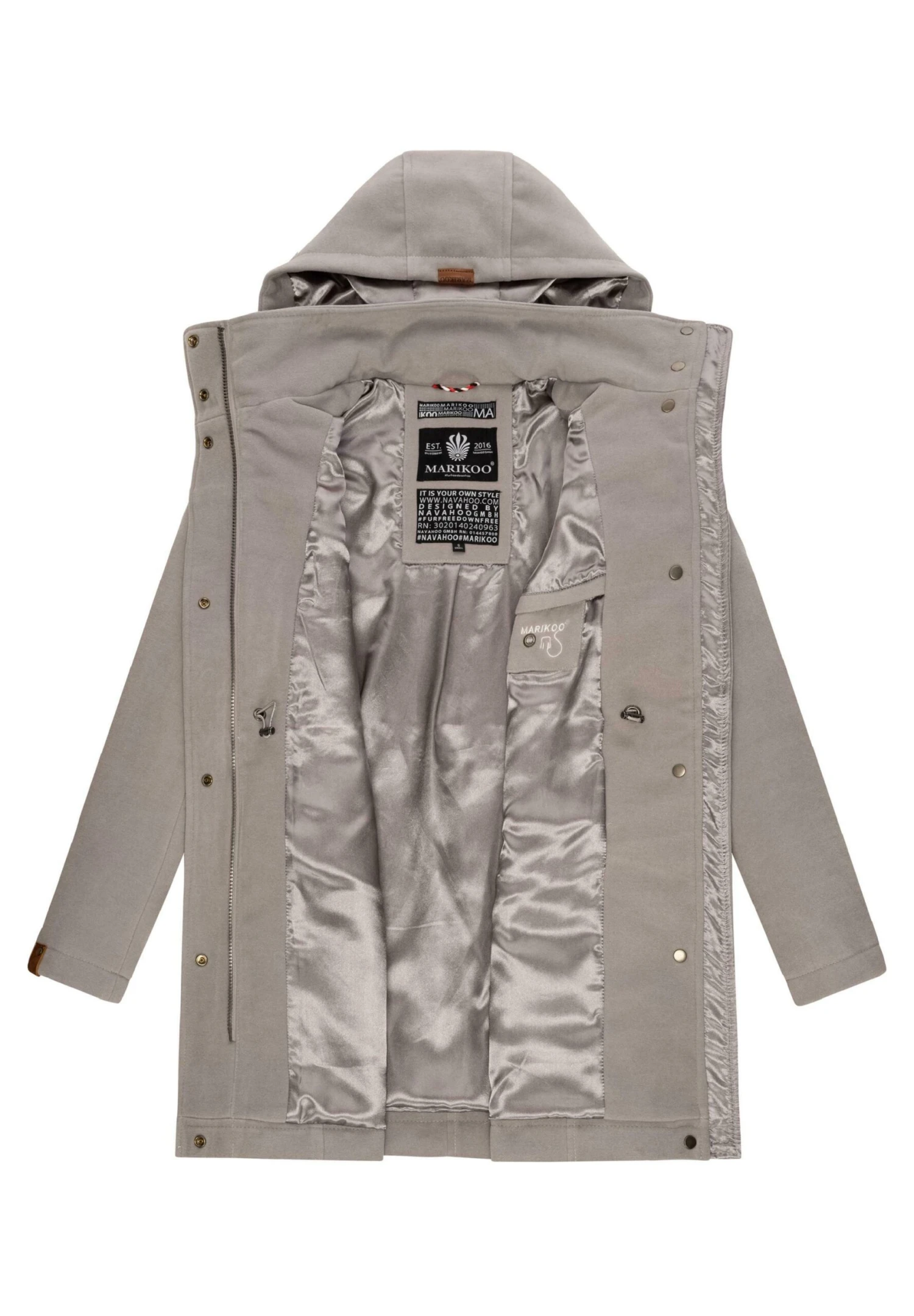 Leilaniaa - Abrigo De Invierno - Zinc Grey