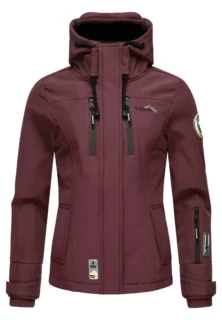 Marikoo Funktions - Chaqueta Outdoor - Dark Red Melange