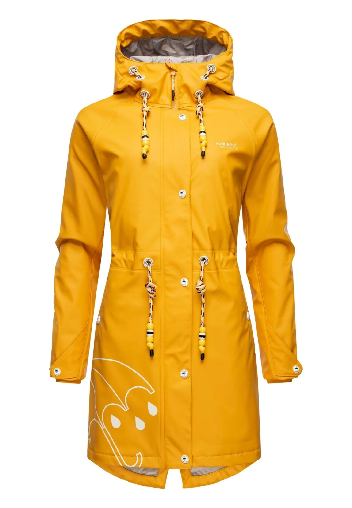 Dancing Umbrella - Impermeable - Amber Yellow