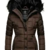 Marikoo Lotusblüte - Chaqueta De Invierno - Dark Choco