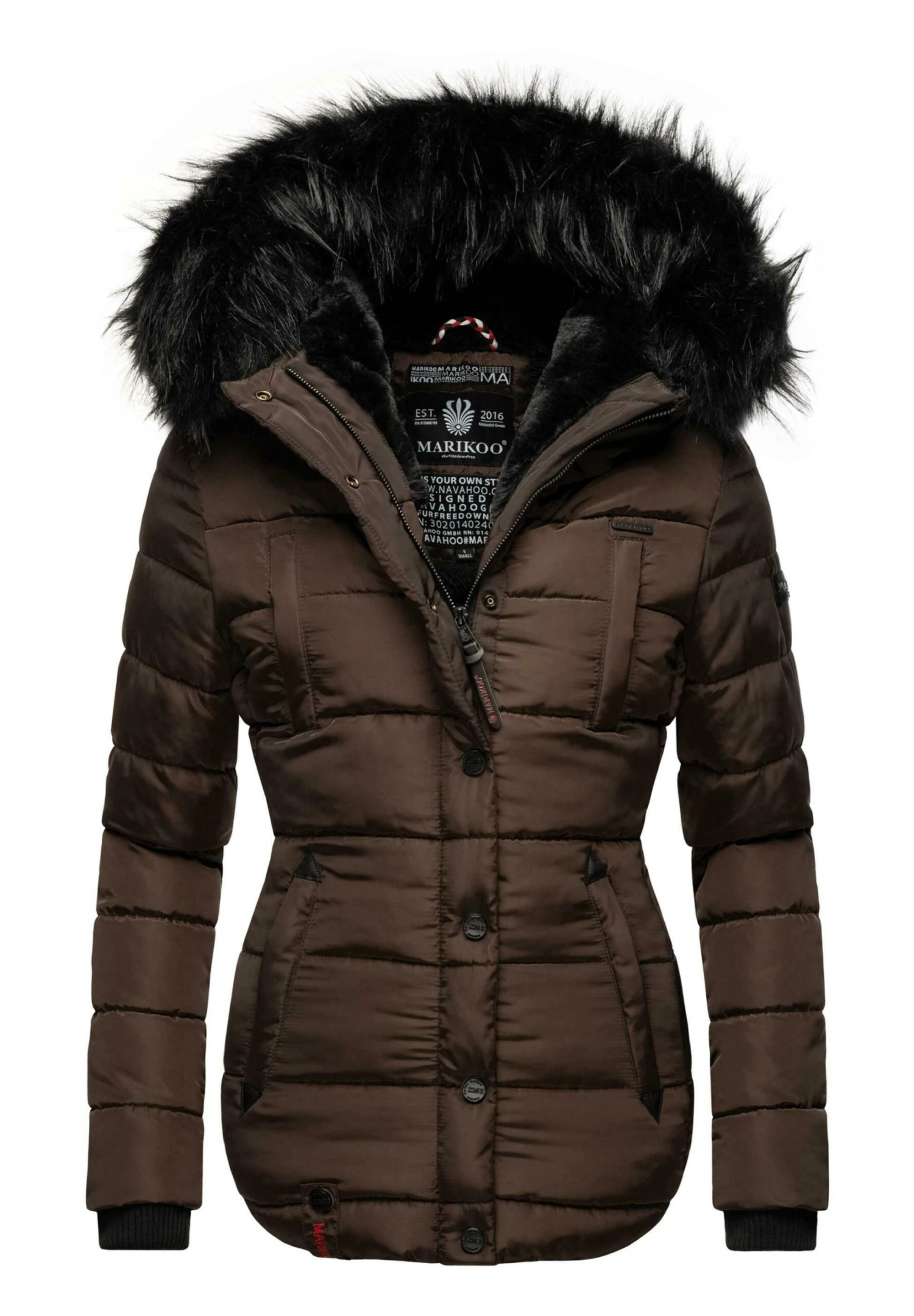 Lotusblüte - Chaqueta De Invierno - Dark Choco