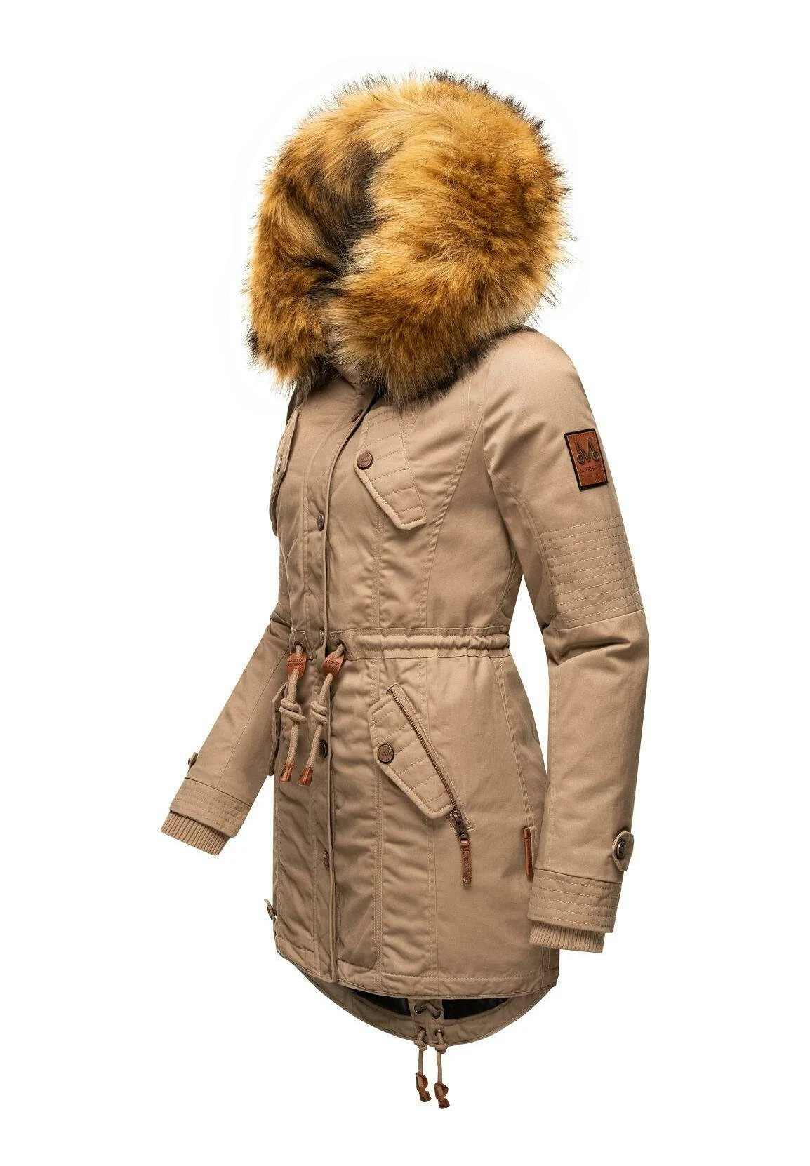 Viva- Abrigo De Invierno - Taupe Grey