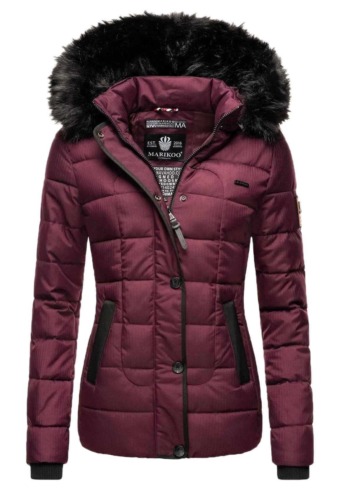 Unique - Chaqueta De Invierno - Dark Red Melange