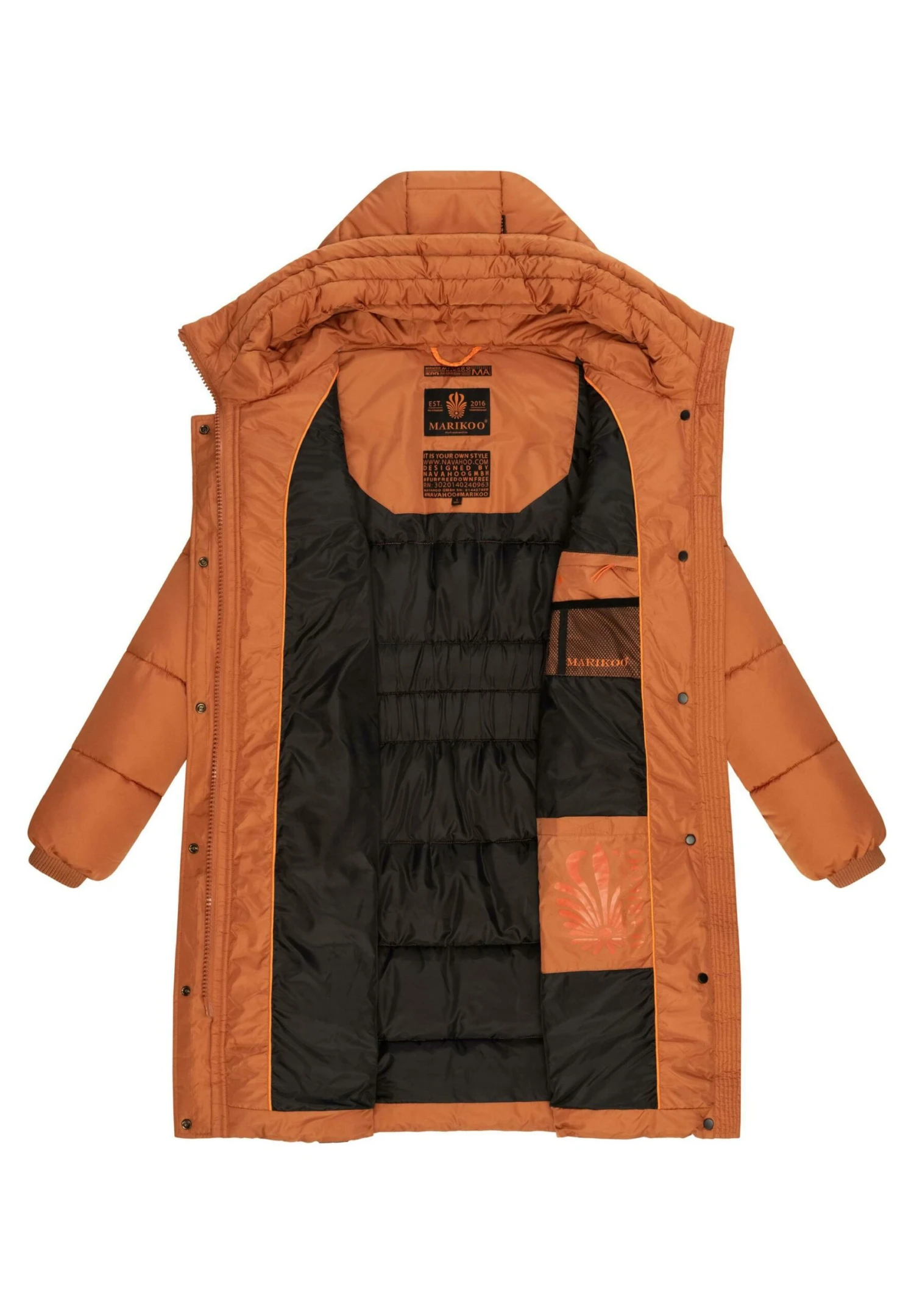 Yuikoo - Abrigo De Invierno - Rusty Cinnamon