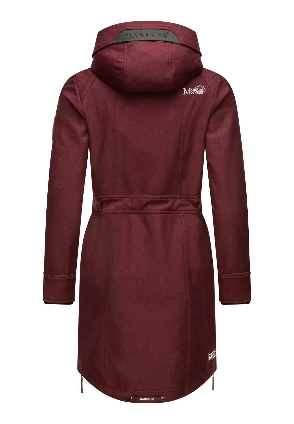 Racquelle - Parka - Dark Red Melange