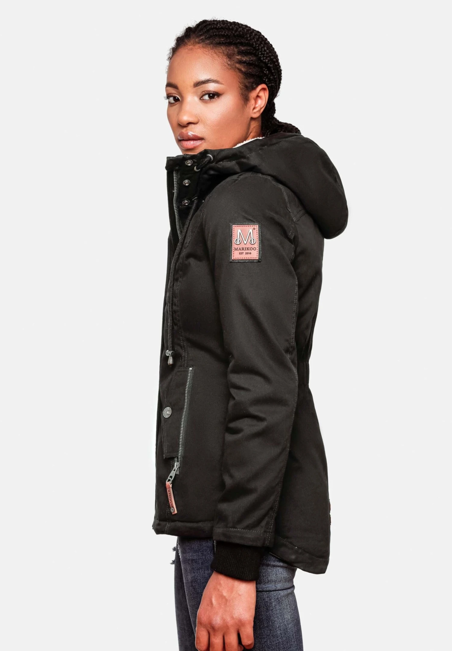 Manolya - Abrigo De Invierno - Black