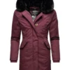 Marikoo Karambaa - Abrigo De Invierno - Dark Red Melange