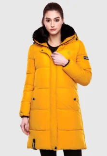 Marikoo Streliziaa - Abrigo De Invierno - Dark Yellow