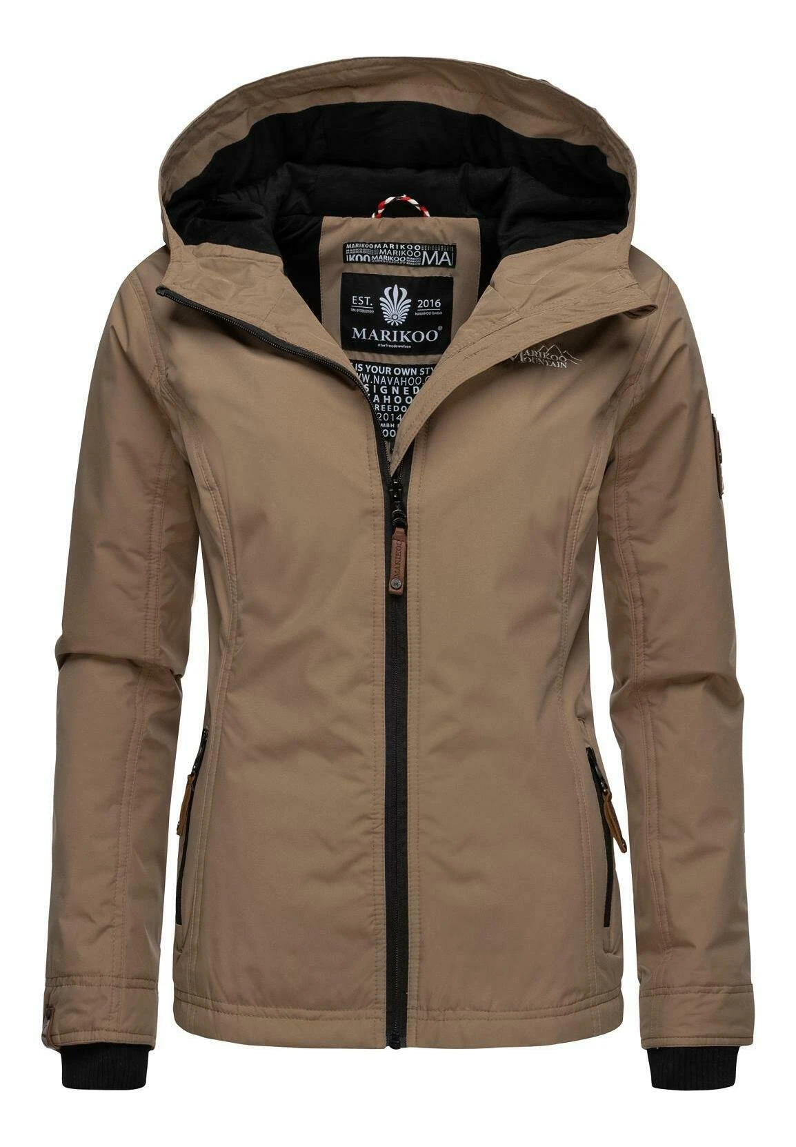 Brombeere - Chaqueta Outdoor - Taupe