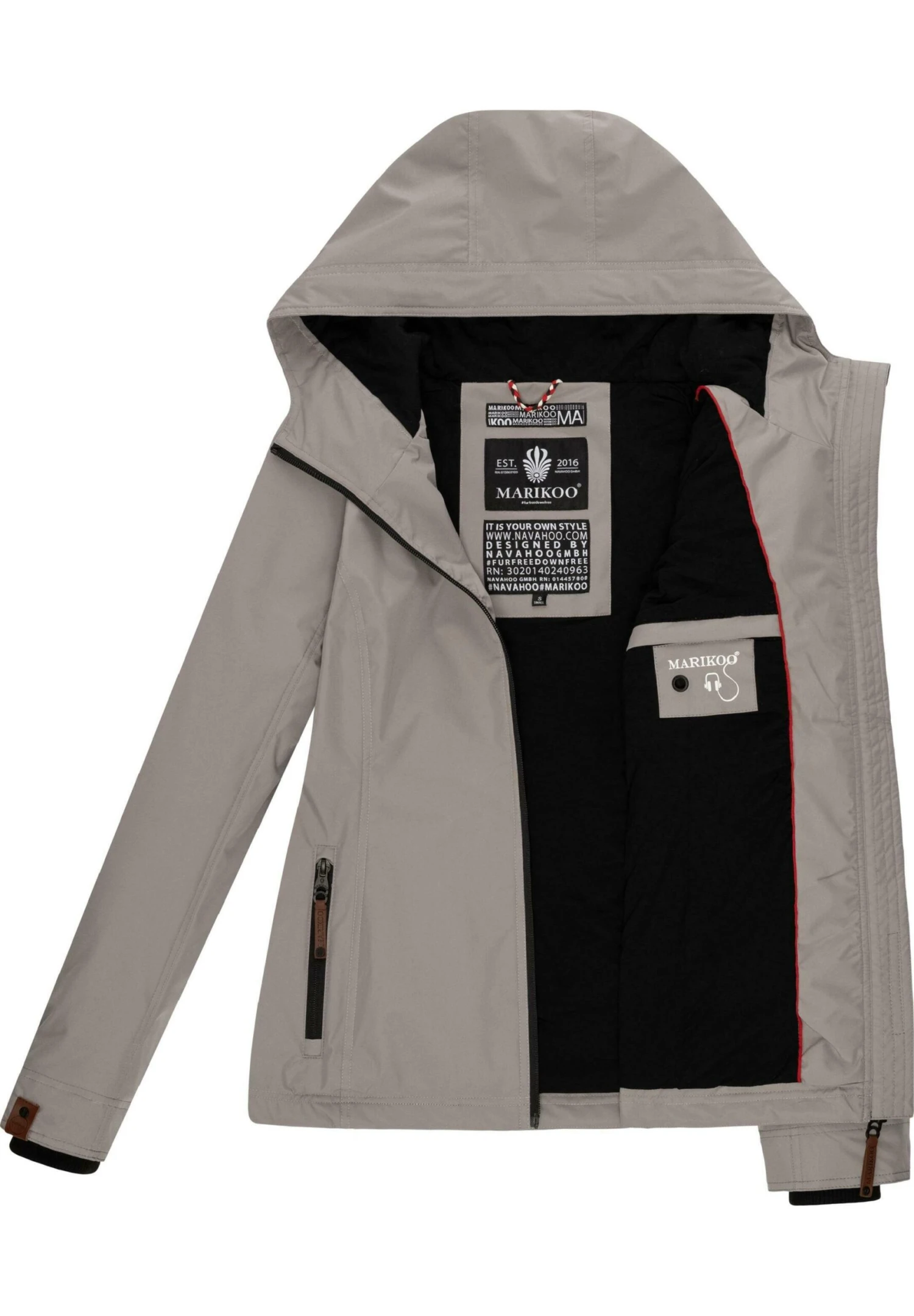 Brombeere - Chaqueta Outdoor - Zinc Grey