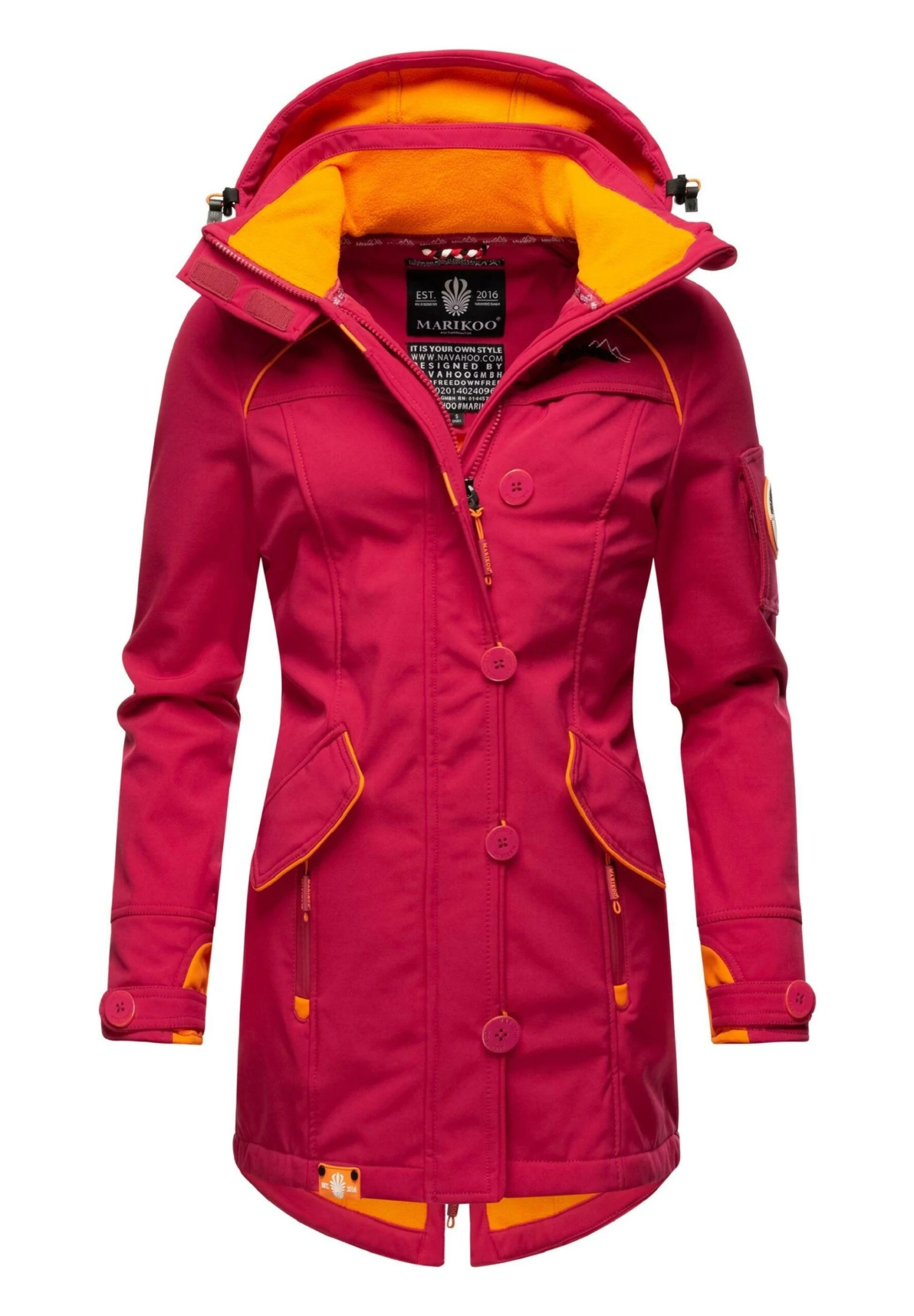 Soulinaa - Parka - Fuchsia
