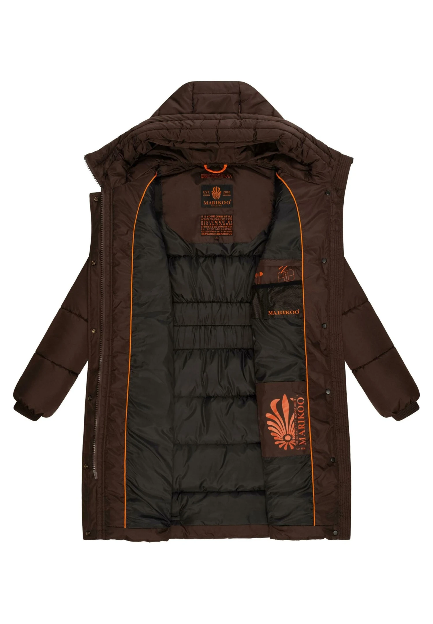 Yuikoo - Abrigo De Invierno - Dark Choco