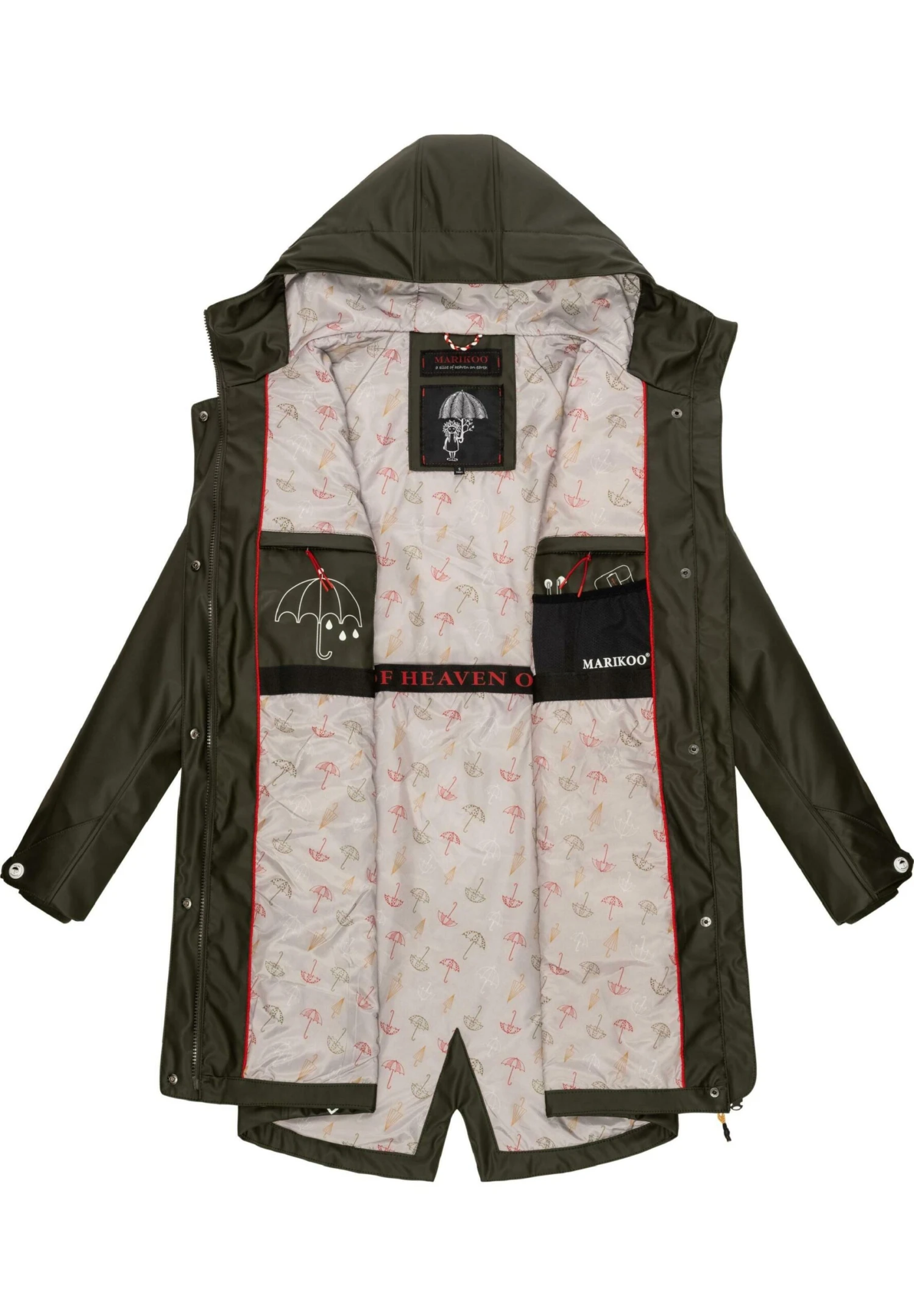 Dancing Umbrella - Impermeable - Dark Olive