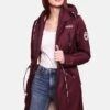 Marikoo Racquelle - Parka - Dark Red Melange