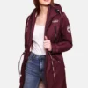 Marikoo Racquelle - Parka - Dark Red Melange