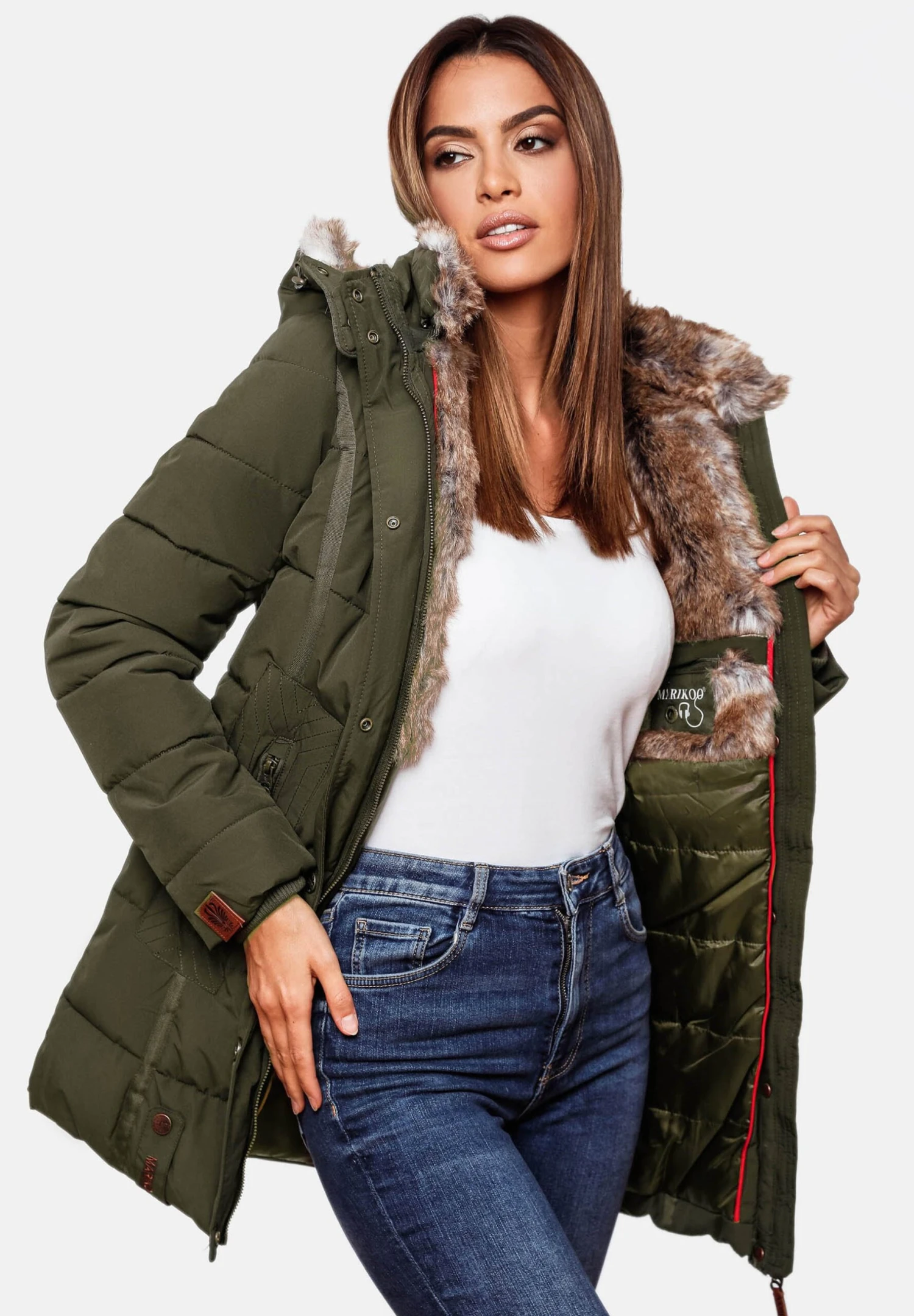 Lieblings - Abrigo De Invierno - Olive