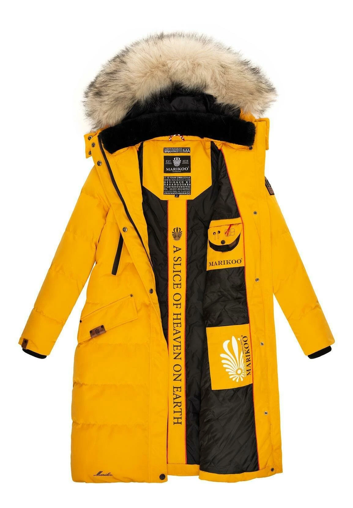 Abrigo De Invierno - Dark Yellow