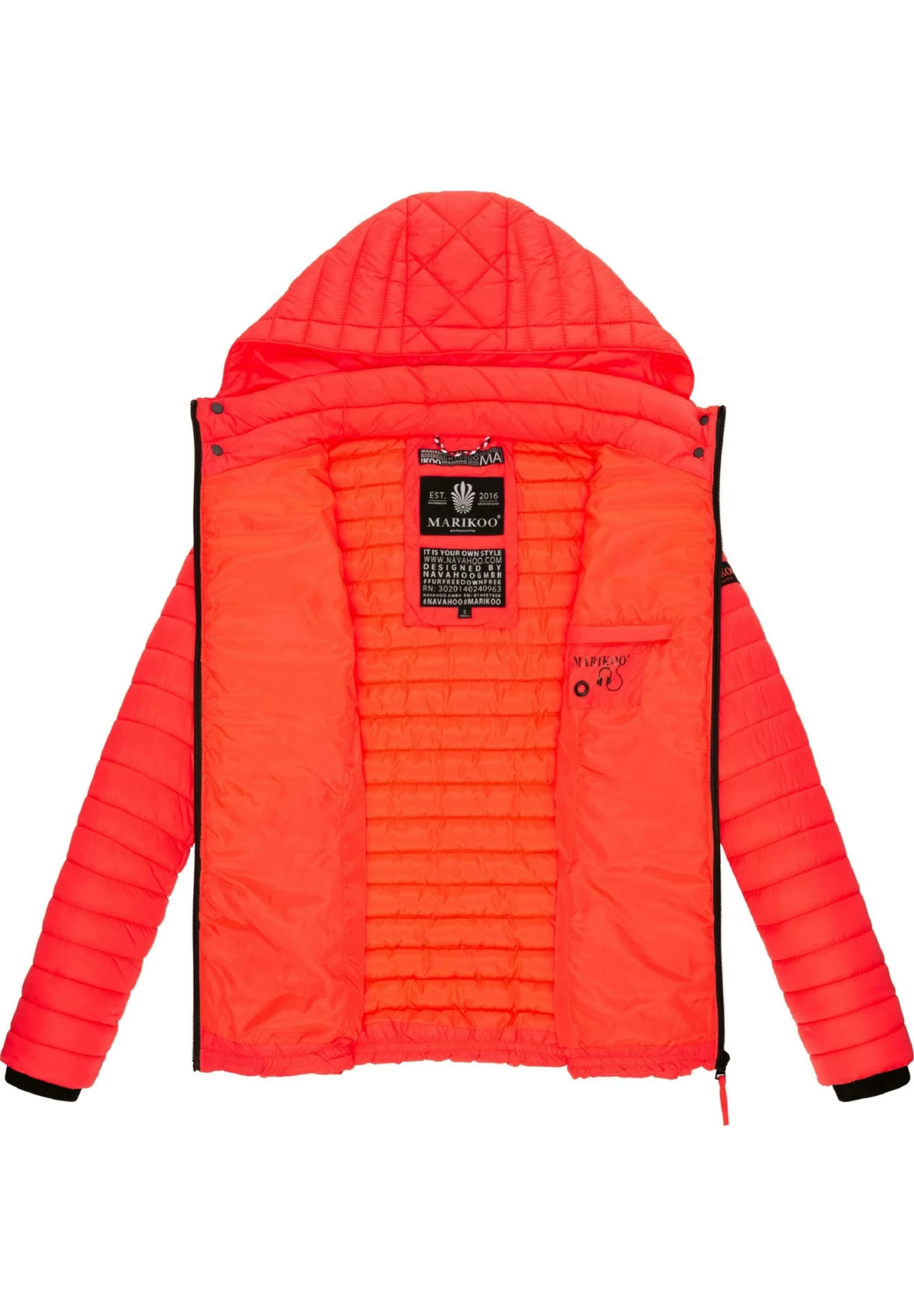Samtpfote - Chaqueta De Entretiempo - Neon Coral