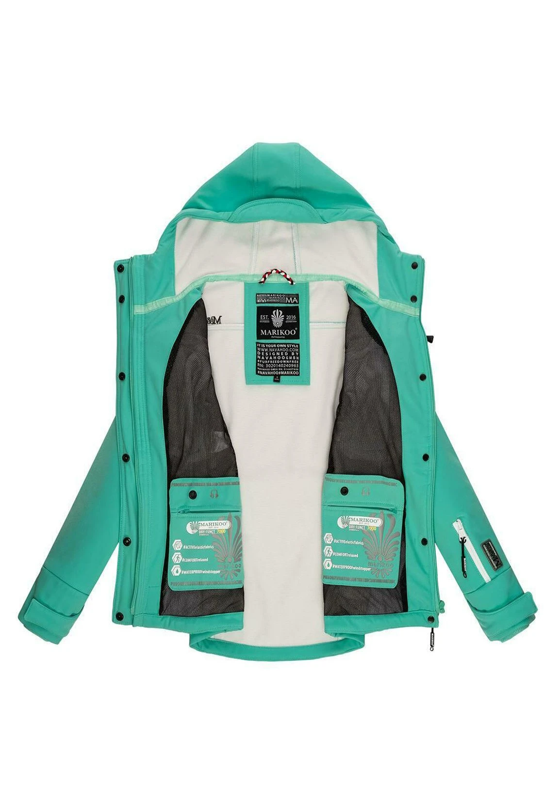 Funktions - Chaqueta Outdoor - Aqua Green