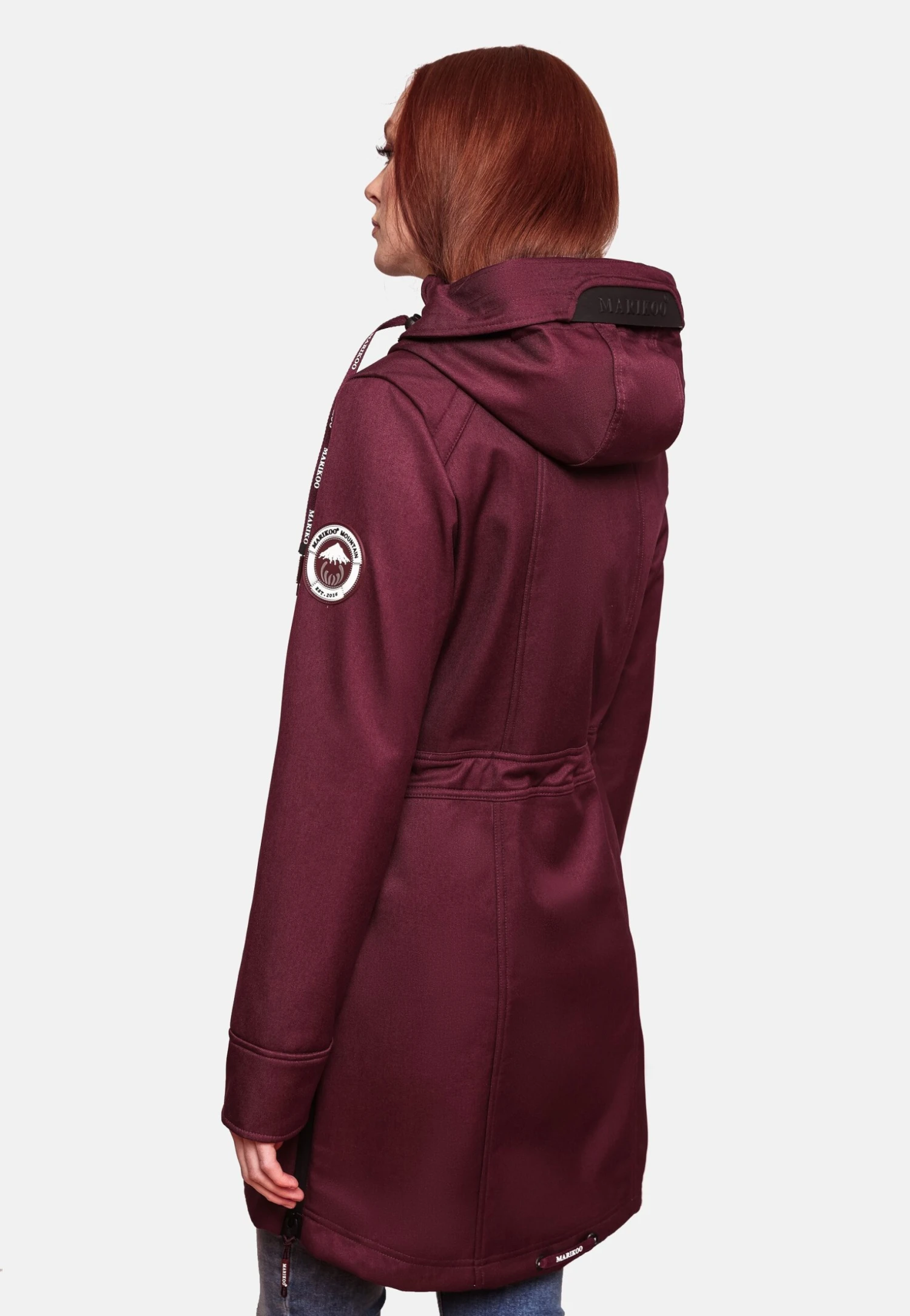 Racquelle - Parka - Dark Red Melange