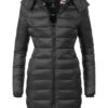 Marikoo Abendsternchen - Abrigo De Invierno - Black